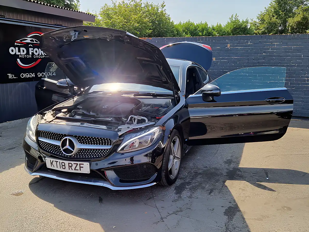 Used 2018 Mercedes-Benz C Class AMG Line Black - Interior and Exterior details 10