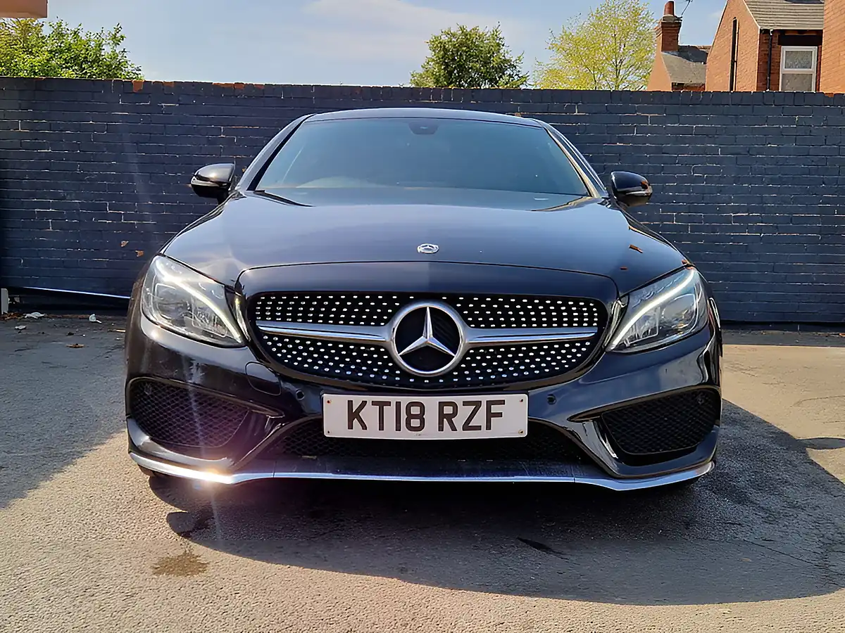 Used 2018 Mercedes-Benz C Class AMG Line Black - Interior and Exterior details 11