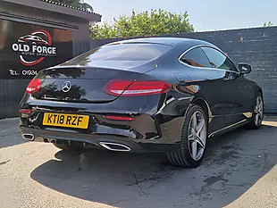 Used 2018 Mercedes-Benz C Class AMG Line Black - Interior and Exterior details 13