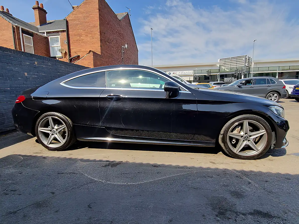 Used 2018 Mercedes-Benz C Class AMG Line Black - Interior and Exterior details 7