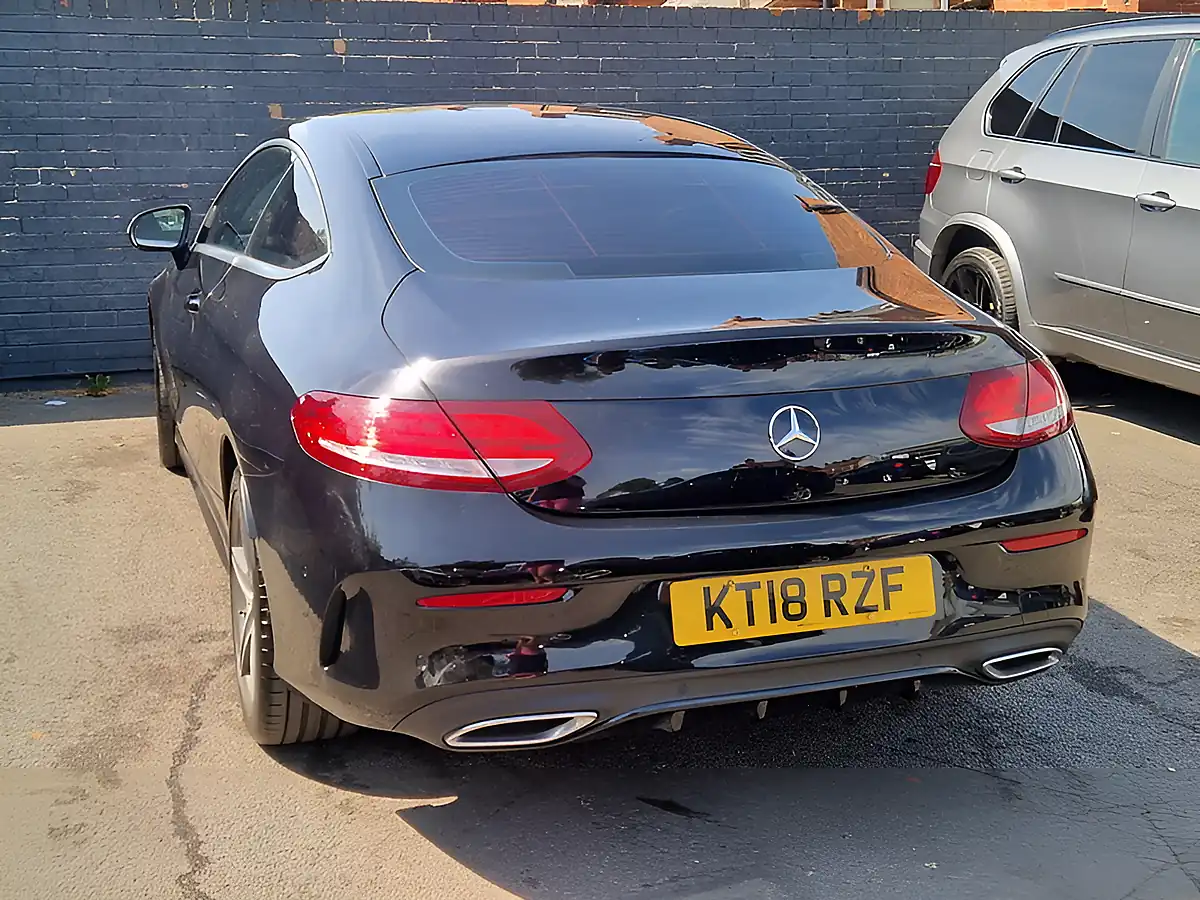 Used 2018 Mercedes-Benz C Class AMG Line Black - Interior and Exterior details 8
