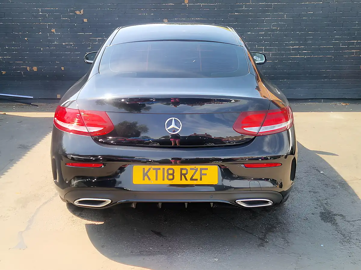 Used 2018 Mercedes-Benz C Class AMG Line Black - Interior and Exterior details 9