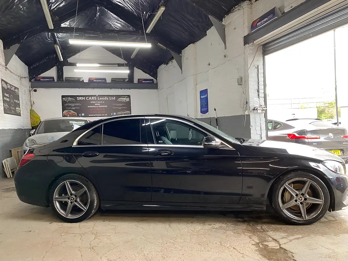 Used 2018 Mercedes-Benz C Class AMG Line Black - Interior and Exterior details 10