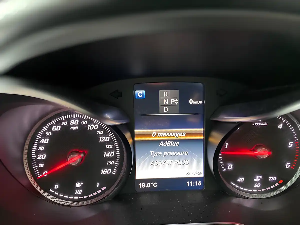 Used 2018 Mercedes-Benz C Class AMG Line Black - Interior and Exterior details 17