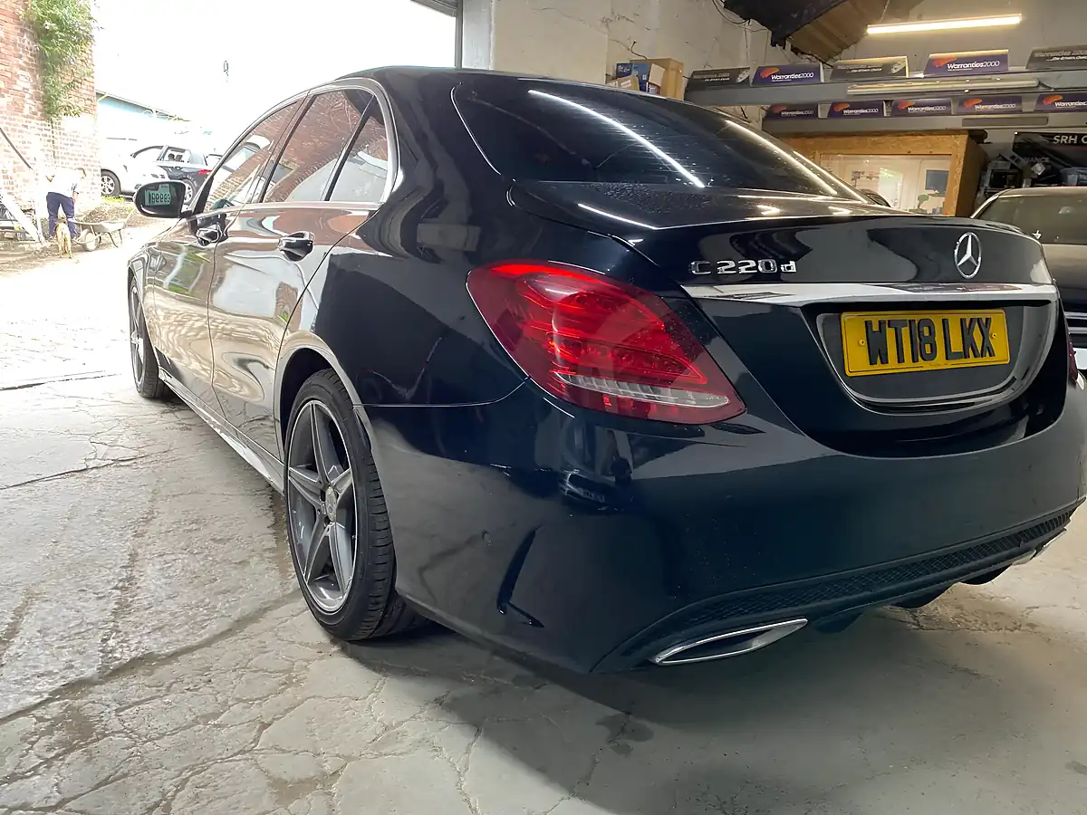 Used 2018 Mercedes-Benz C Class AMG Line Black - Interior and Exterior details 4
