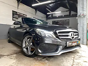 Used 2018 Mercedes-Benz C Class AMG Line Black - Interior and Exterior details 5