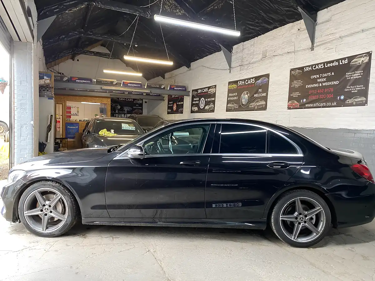 Used 2018 Mercedes-Benz C Class AMG Line Black - Interior and Exterior details 9