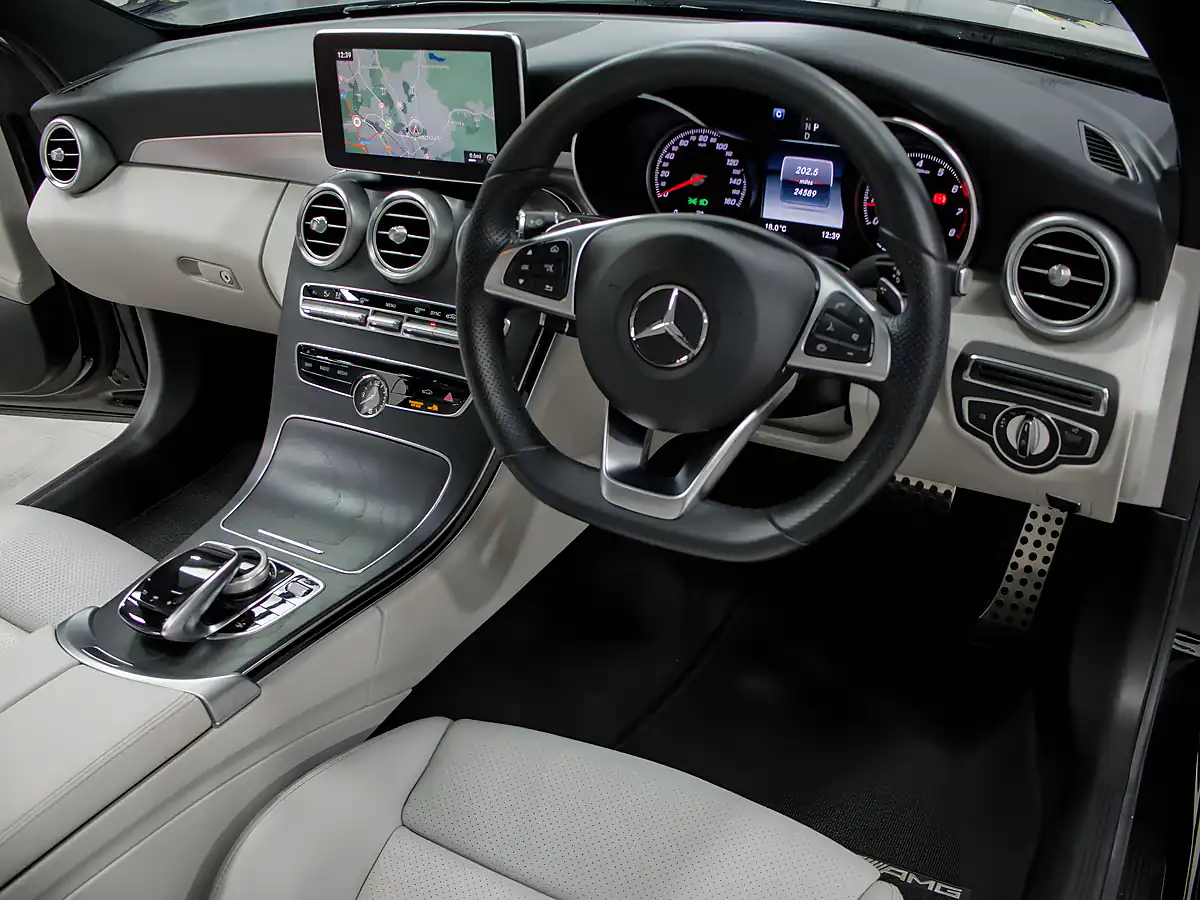 Used 2018 Mercedes-Benz C-Class AMG Line Black - Interior and Exterior details 10