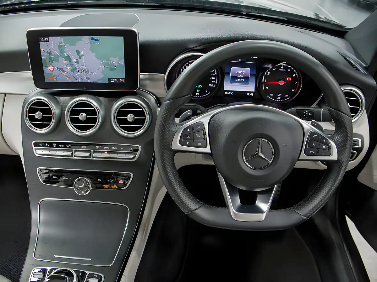 Used 2018 Mercedes-Benz C-Class AMG Line Black - Interior and Exterior details 12