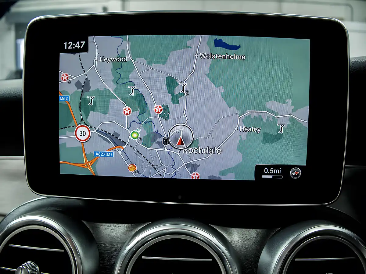 Used 2018 Mercedes-Benz C-Class AMG Line Black - Interior and Exterior details 13