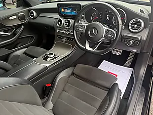 Used 2018 Mercedes-Benz C Class AMG Line Black - Interior and Exterior details 7