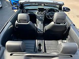 Used 2018 Mercedes-Benz C Class AMG Line Blue - Interior and Exterior details 10