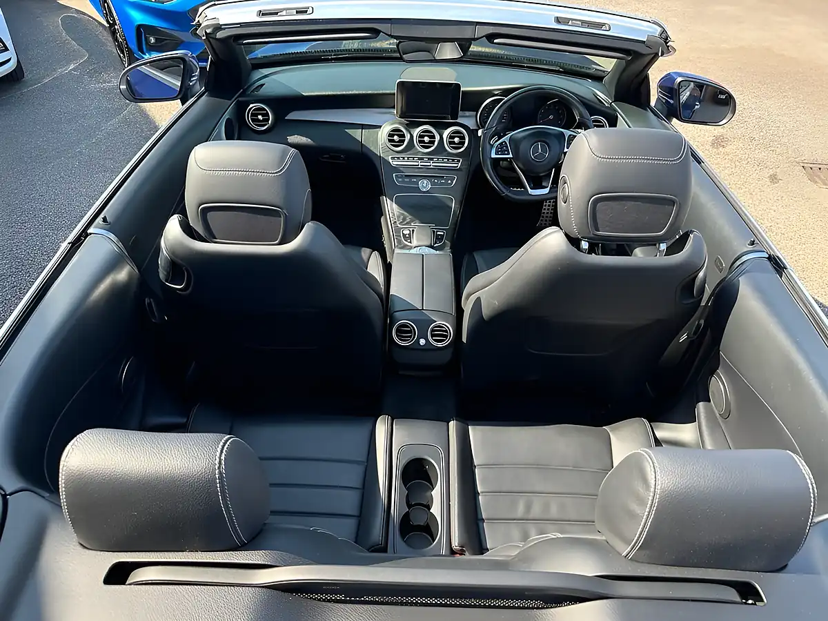 Used 2018 Mercedes-Benz C Class AMG Line Blue - Interior and Exterior details 10