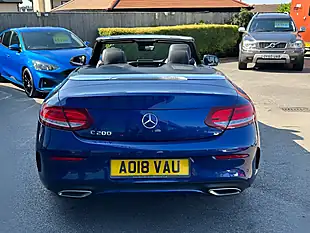Used 2018 Mercedes-Benz C Class AMG Line Blue - Interior and Exterior details 6