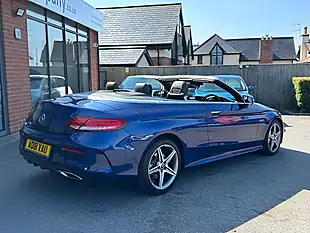 Used 2018 Mercedes-Benz C Class AMG Line Blue - Interior and Exterior details 7