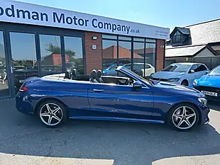 Used 2018 Mercedes-Benz C Class AMG Line Blue - Interior and Exterior details 8