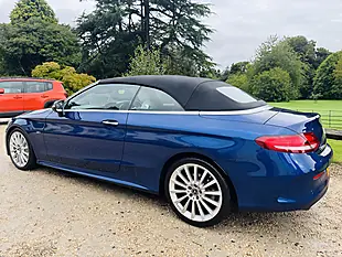 Used 2018 Mercedes-Benz C Class AMG Line Blue - Interior and Exterior details 12