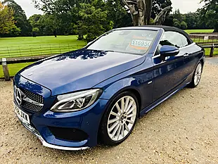 Used 2018 Mercedes-Benz C Class AMG Line Blue - Interior and Exterior details 13