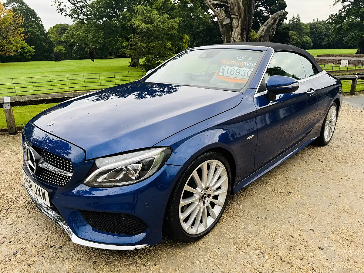 Used 2018 Mercedes-Benz C Class AMG Line Blue - Interior and Exterior details 13