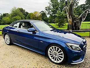 Used 2018 Mercedes-Benz C Class AMG Line Blue - Interior and Exterior details 16