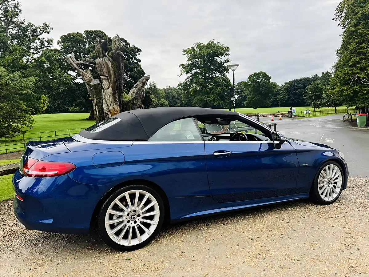 Used 2018 Mercedes-Benz C Class AMG Line Blue - Interior and Exterior details 17