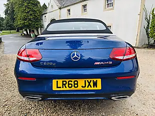 Used 2018 Mercedes-Benz C Class AMG Line Blue - Interior and Exterior details 19
