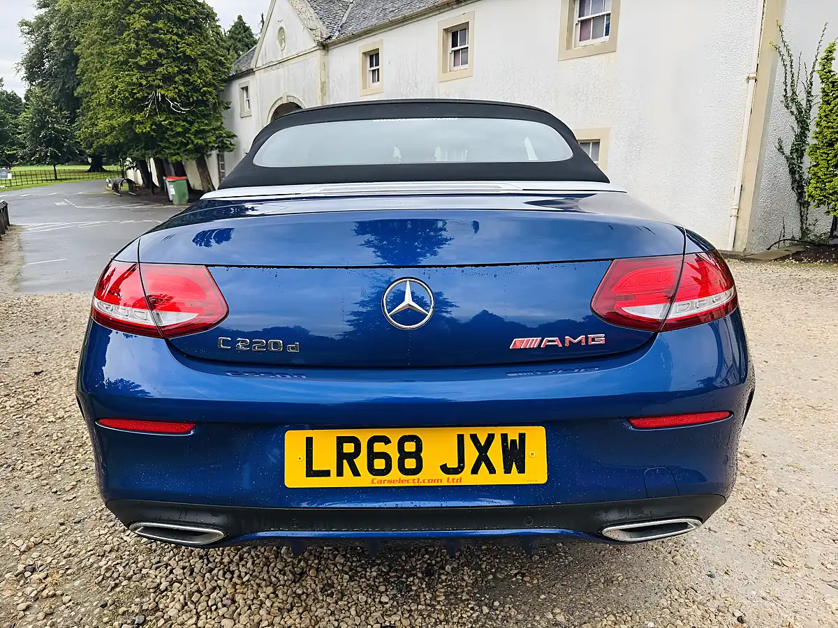 Used 2018 Mercedes-Benz C Class AMG Line Blue - Interior and Exterior details 19