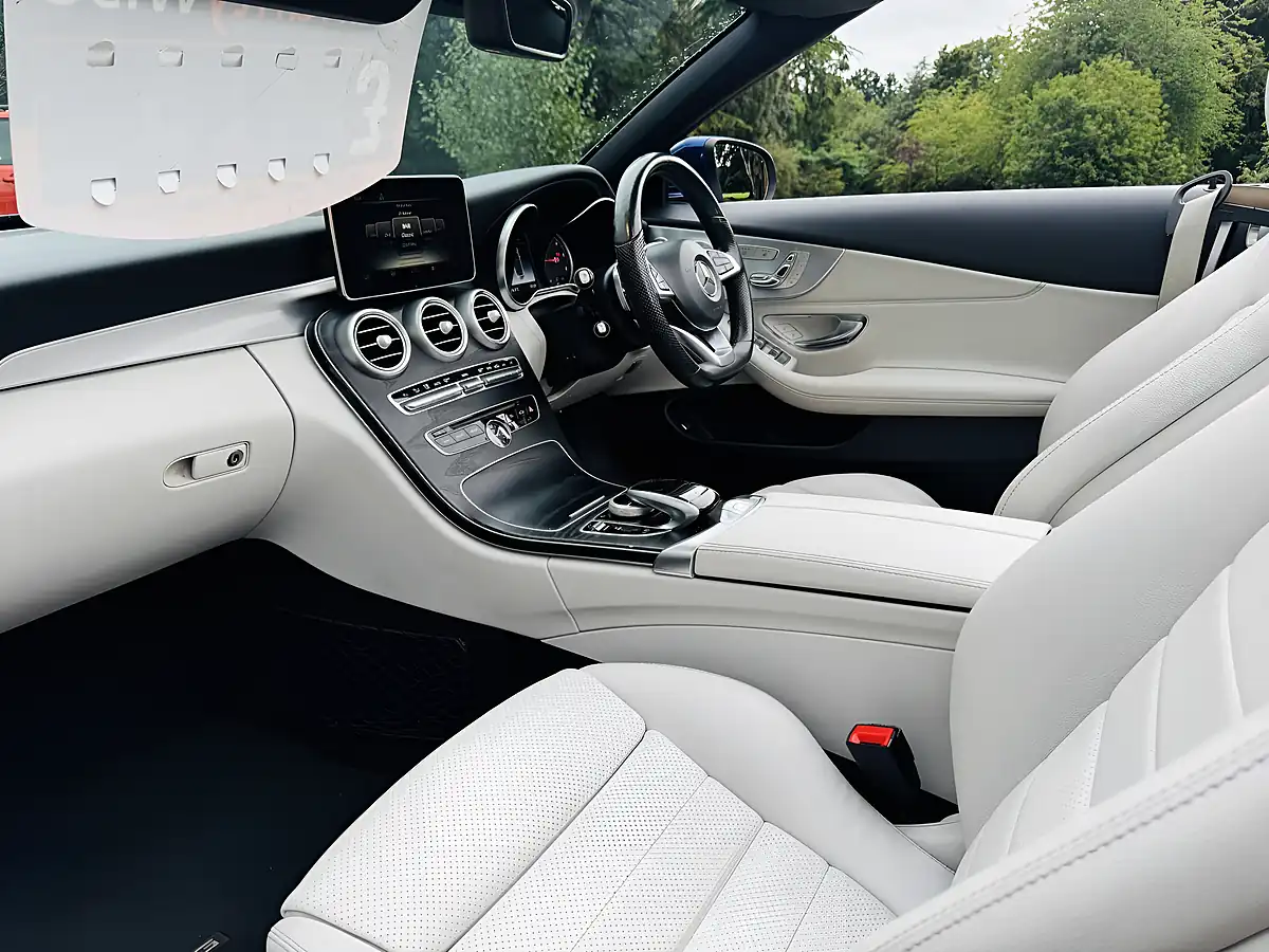 Used 2018 Mercedes-Benz C Class AMG Line Blue - Interior and Exterior details 2