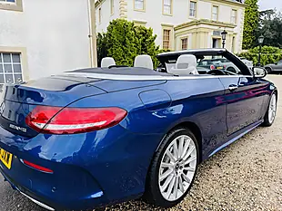 Used 2018 Mercedes-Benz C Class AMG Line Blue - Interior and Exterior details 4