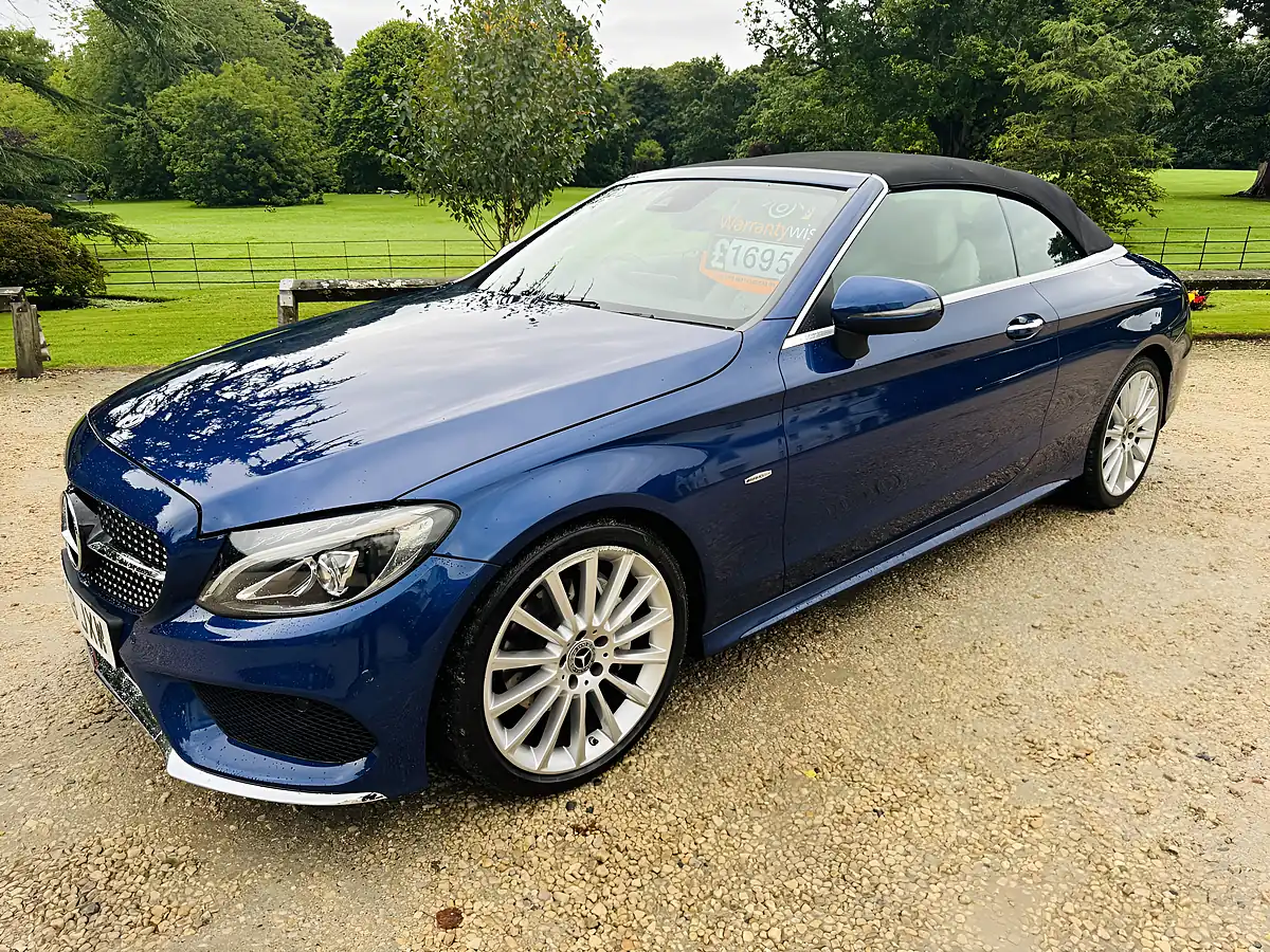 Used 2018 Mercedes-Benz C Class AMG Line Blue - Interior and Exterior details 6