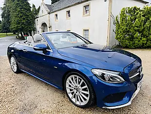 Used 2018 Mercedes-Benz C Class AMG Line Blue - Interior and Exterior details 9