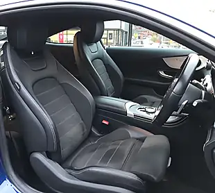 Used 2018 Mercedes-Benz C-Class AMG Line Brilliant Blue - Interior and Exterior details 10