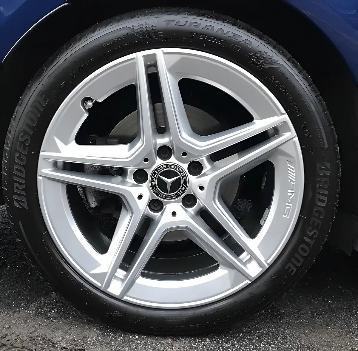 Used 2018 Mercedes-Benz C-Class AMG Line Brilliant Blue - Interior and Exterior details 12