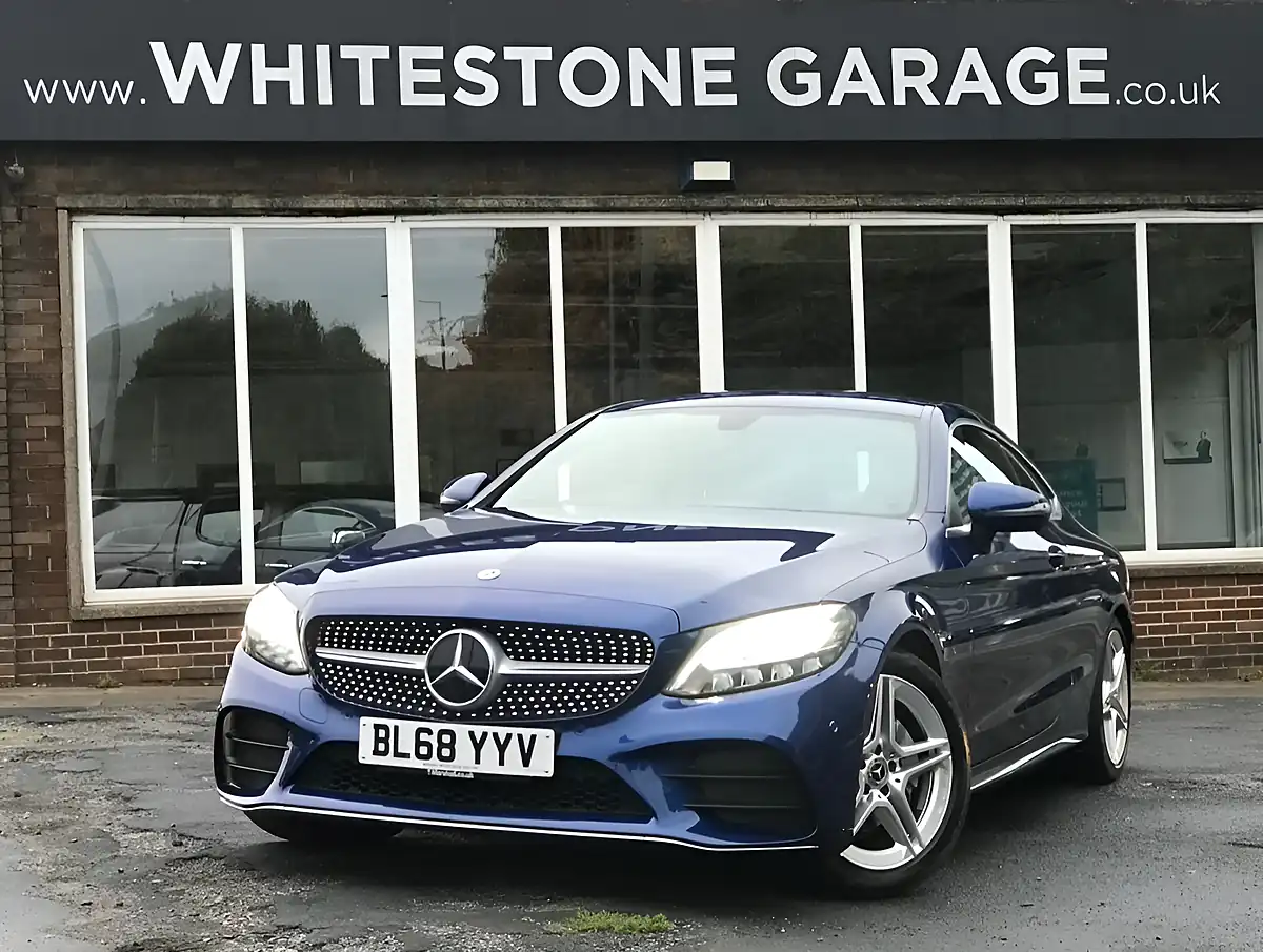 Used 2018 Mercedes-Benz C-Class AMG Line Brilliant Blue - Interior and Exterior details 3