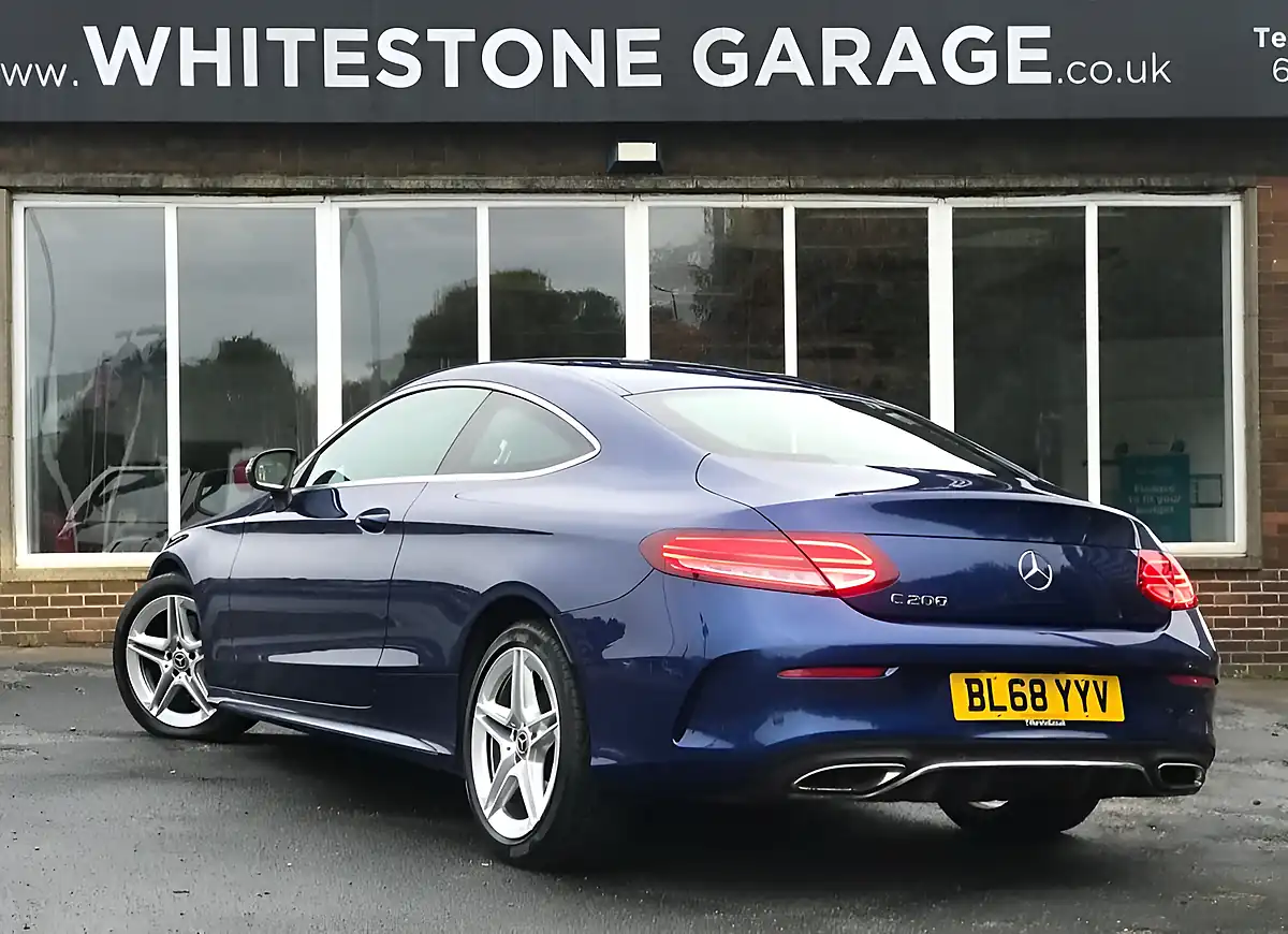 Used 2018 Mercedes-Benz C-Class AMG Line Brilliant Blue - Interior and Exterior details 6