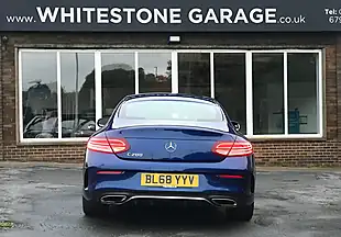 Used 2018 Mercedes-Benz C-Class AMG Line Brilliant Blue - Interior and Exterior details 8