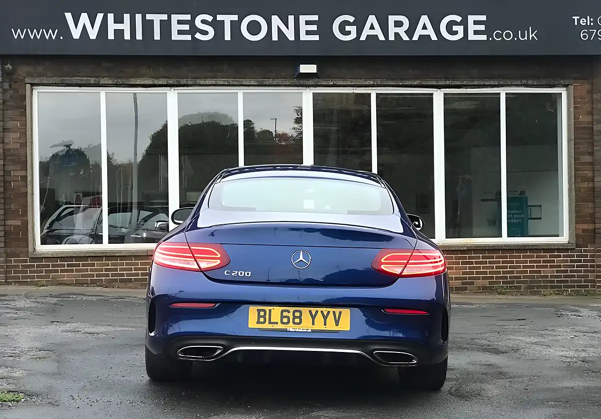 Used 2018 Mercedes-Benz C-Class AMG Line Brilliant Blue - Interior and Exterior details 8
