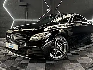 Used 2018 Mercedes-Benz C-Class AMG Line Coupe Obsidian Black - Interior and Exterior details 4