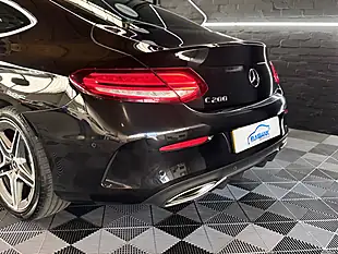 Used 2018 Mercedes-Benz C-Class AMG Line Coupe Obsidian Black - Interior and Exterior details 6