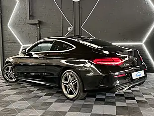 Used 2018 Mercedes-Benz C-Class AMG Line Coupe Obsidian Black - Interior and Exterior details 8