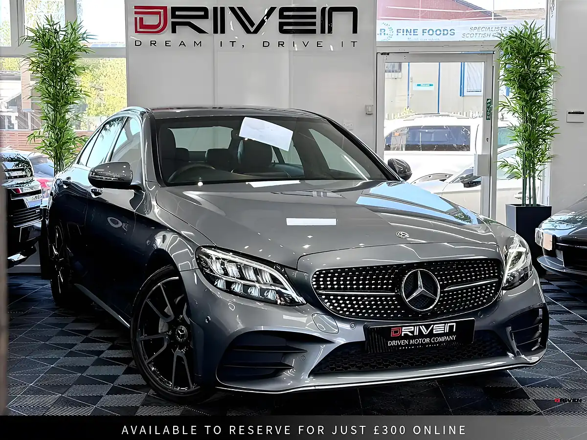 Used 2018 Mercedes-Benz C Class AMG Line Grey - Front View
