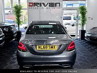 Used 2018 Mercedes-Benz C Class AMG Line Grey - Interior and Exterior details 11
