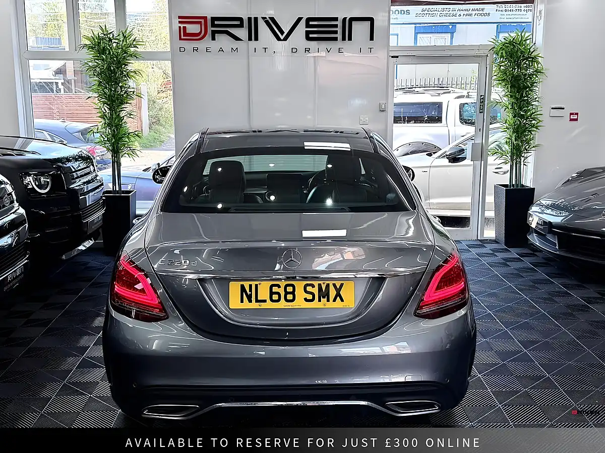 Used 2018 Mercedes-Benz C Class AMG Line Grey - Interior and Exterior details 11