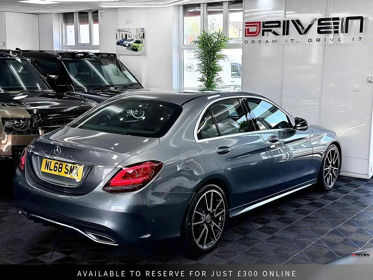 Used 2018 Mercedes-Benz C Class AMG Line Grey - Interior and Exterior details 12