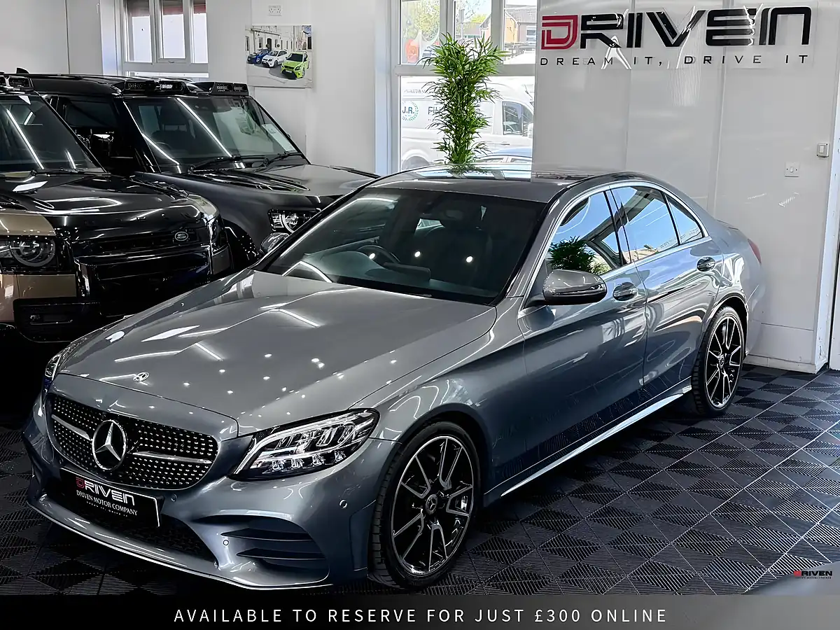 Used 2018 Mercedes-Benz C Class AMG Line Grey - Interior and Exterior details 5