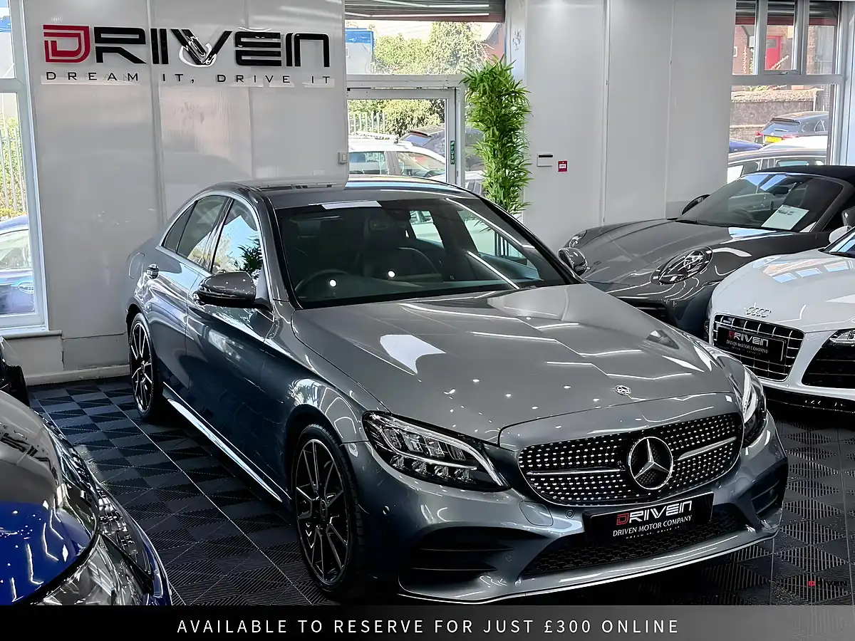Used 2018 Mercedes-Benz C Class AMG Line Grey - Interior and Exterior details 9