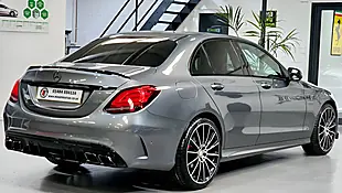 Used 2018 Mercedes-Benz C Class AMG Line Grey - Interior and Exterior details 11