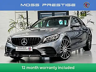 Used 2018 Mercedes-Benz C Class AMG Line Grey - Interior and Exterior details 3