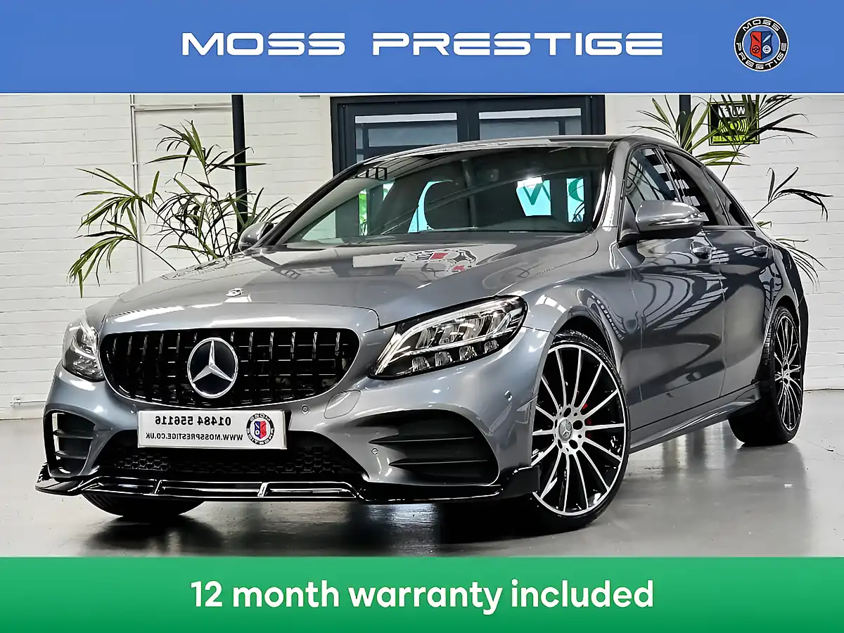 Used 2018 Mercedes-Benz C Class AMG Line Grey - Interior and Exterior details 3