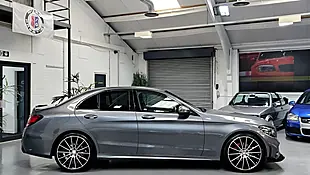 Used 2018 Mercedes-Benz C Class AMG Line Grey - Interior and Exterior details 5